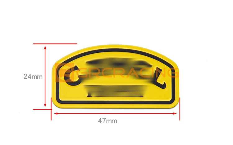 Camel Trophy Metal Car Logo dla 1/10 RC Crawler Car Traxxas TRX4 Defender D90 Akcesoria