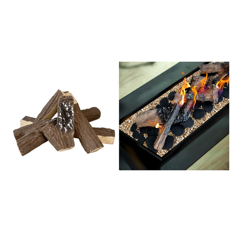 

KB-3D Decorative Board Campfire Centerpiece Artificial Fire Fake Flame Party Decorative Flame Torch