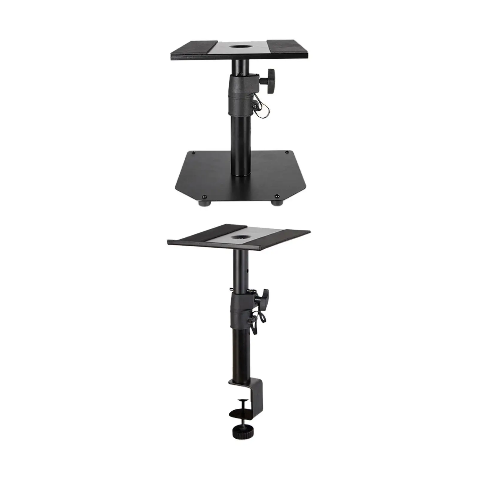 Speaker Stand Steel Adjustable Height Studio Monitor Stand Speaker Holder for Music Studio Surrounds Sound Bookshelf Speakers