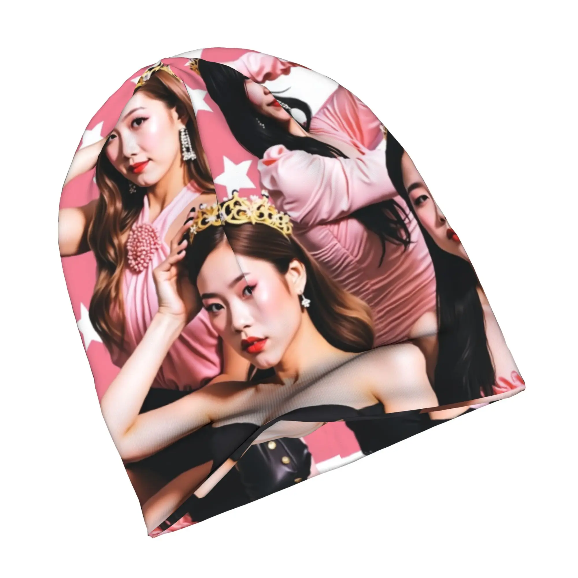 I-Itzys World Tour Kpop Skullies Beanies Caps Unisex Winter Warm Knitting Hat Adult Kpop Korean Girls Group Bonnet Hats Ski Cap
