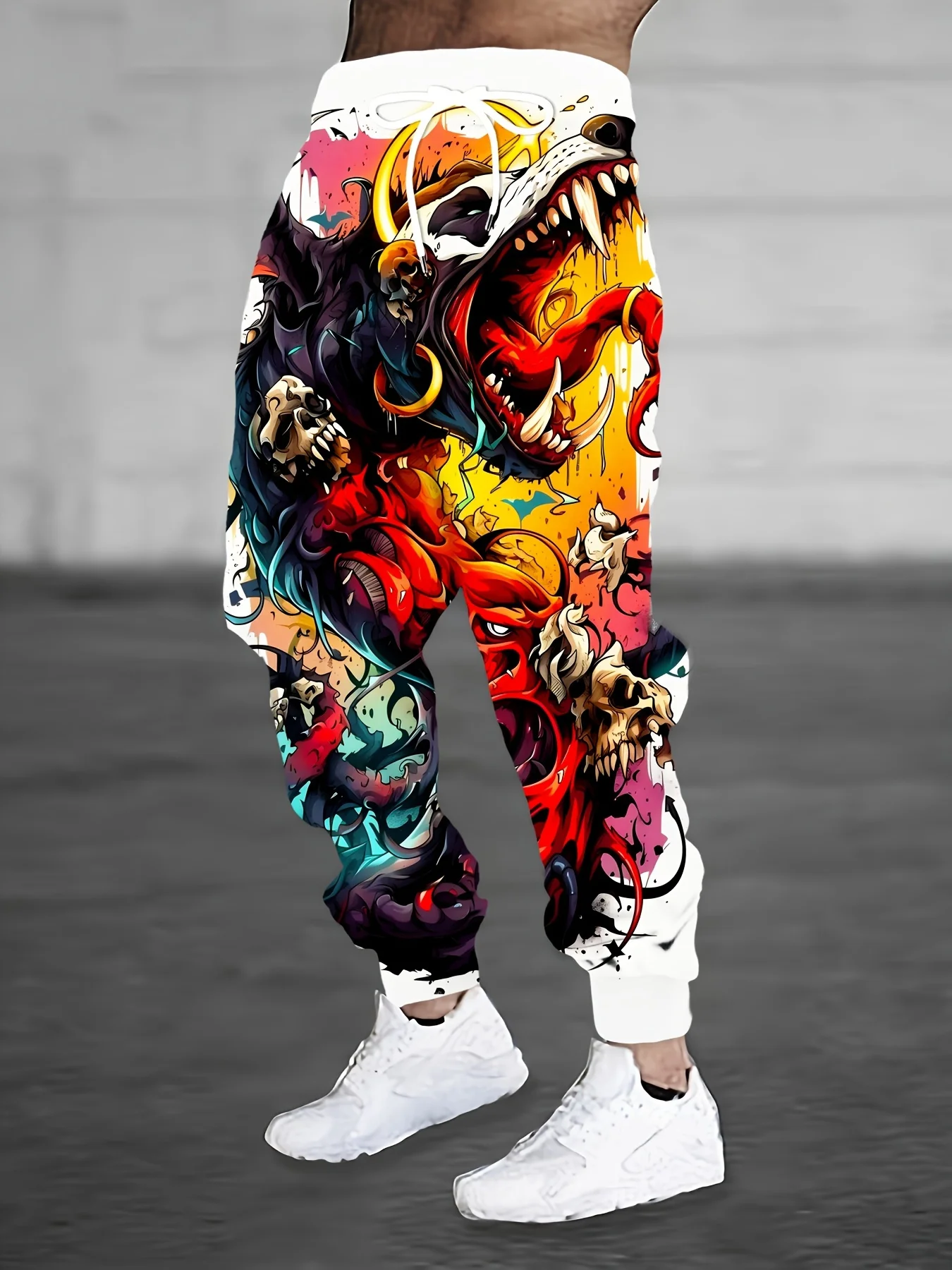 Neuheiten: Jogginghose mit Marmor-Fluid-Swirl-3D-Druck, Unisex, lässige Trainingshose, Hose für den täglichen Spaziergang und urbanen Lifestyle – Detail 11
