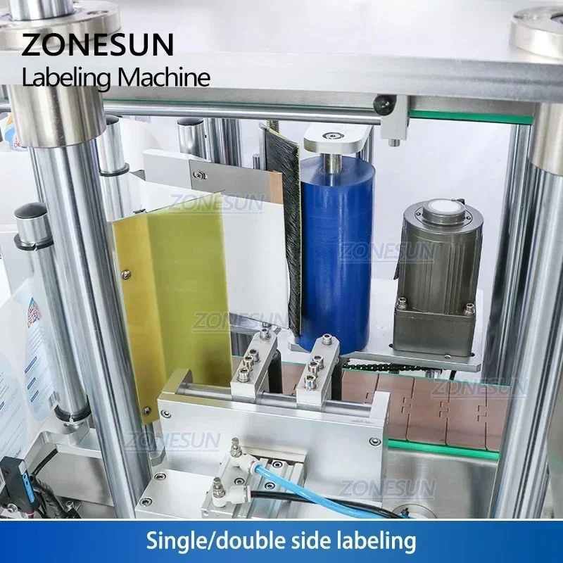ZONESUN ZS-FAL180X1 Etichettatrice automatica per tappatura e riempimento sottovuoto Linea di produzione Piegatrice per bottiglie di profumo