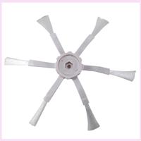 B25B 8X White 6 Arms Side Brush For Xiaomi 1S MI Robot Vacuum 2 Roborock S50 S51 S5 Vacuum Cleaner Parts Accessories