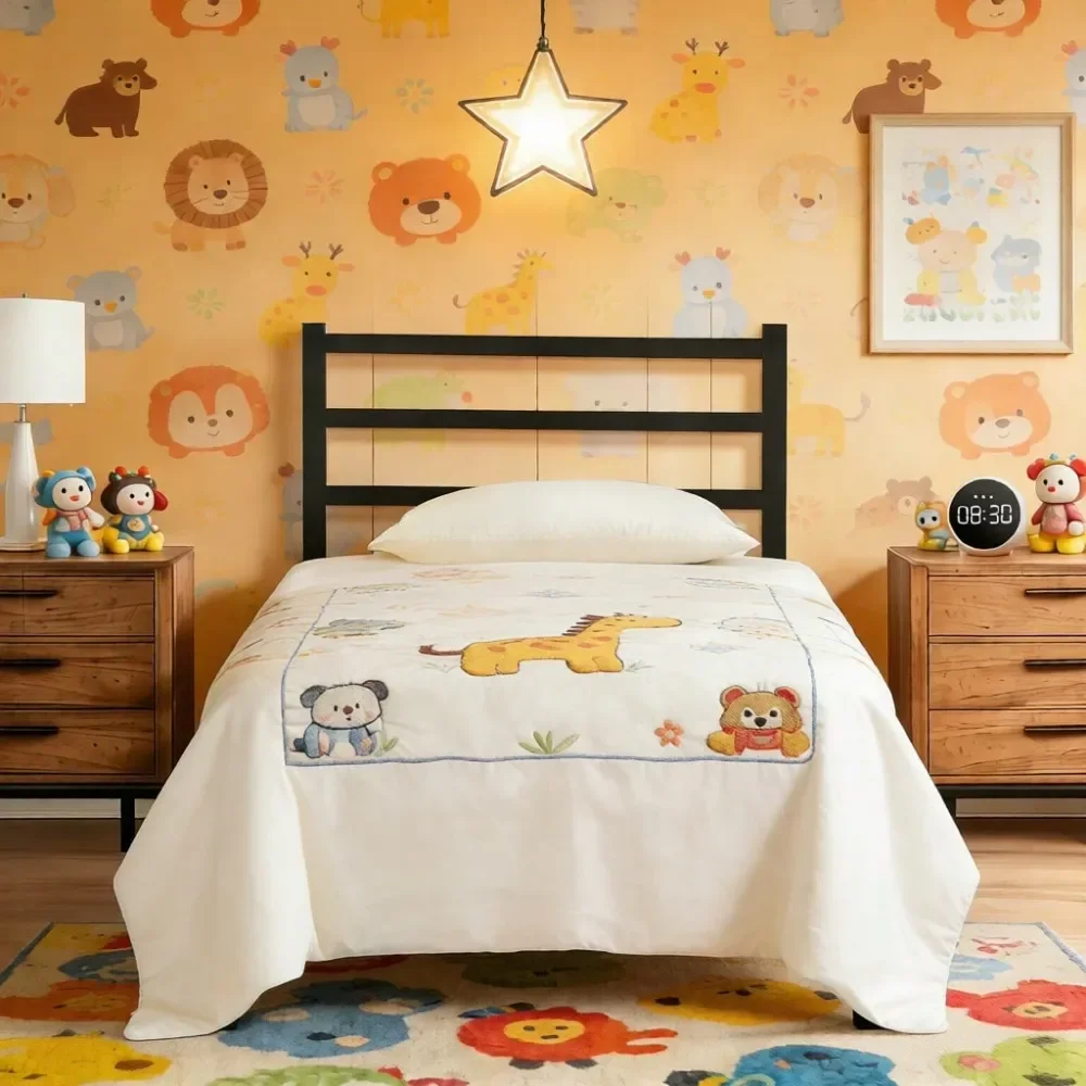 

Size Metal Bed Frame With Headboard And Footboard, Bedroom Furniture With Metal Platform Bed Frame, No Box Spring Needed, Black