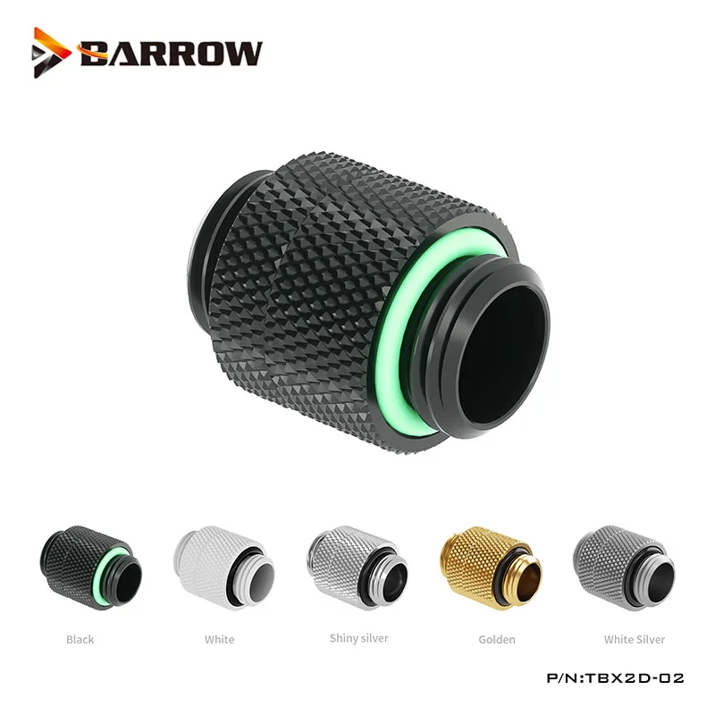 

Barrow G1/4" 360 Rotary Nipple, Male To Male Custom PC Liquid Cooling Fittings ,Dual Male Connector,TBX2D-02