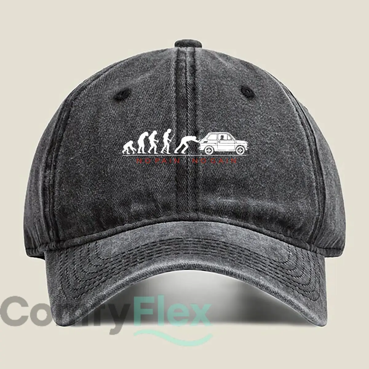 Noah's Ark A Journey of Surviva Washed Baseball Cap Casual Dad Hat Outdoor For Men's And Women's Hip Hop