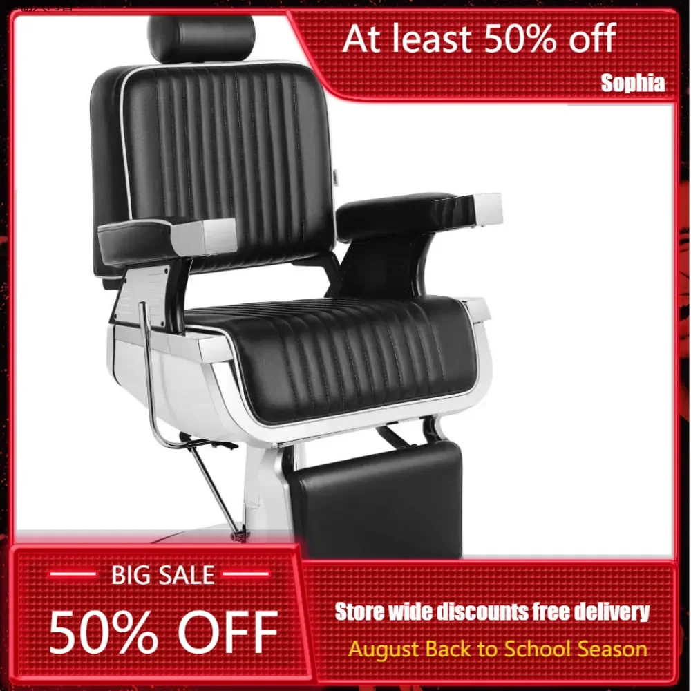 

Barber Chair Barbershop Chairs Hydraulic Recline Barber Chairs Salon Chair for Hair Stylist Tattoo Chair Barber Salon