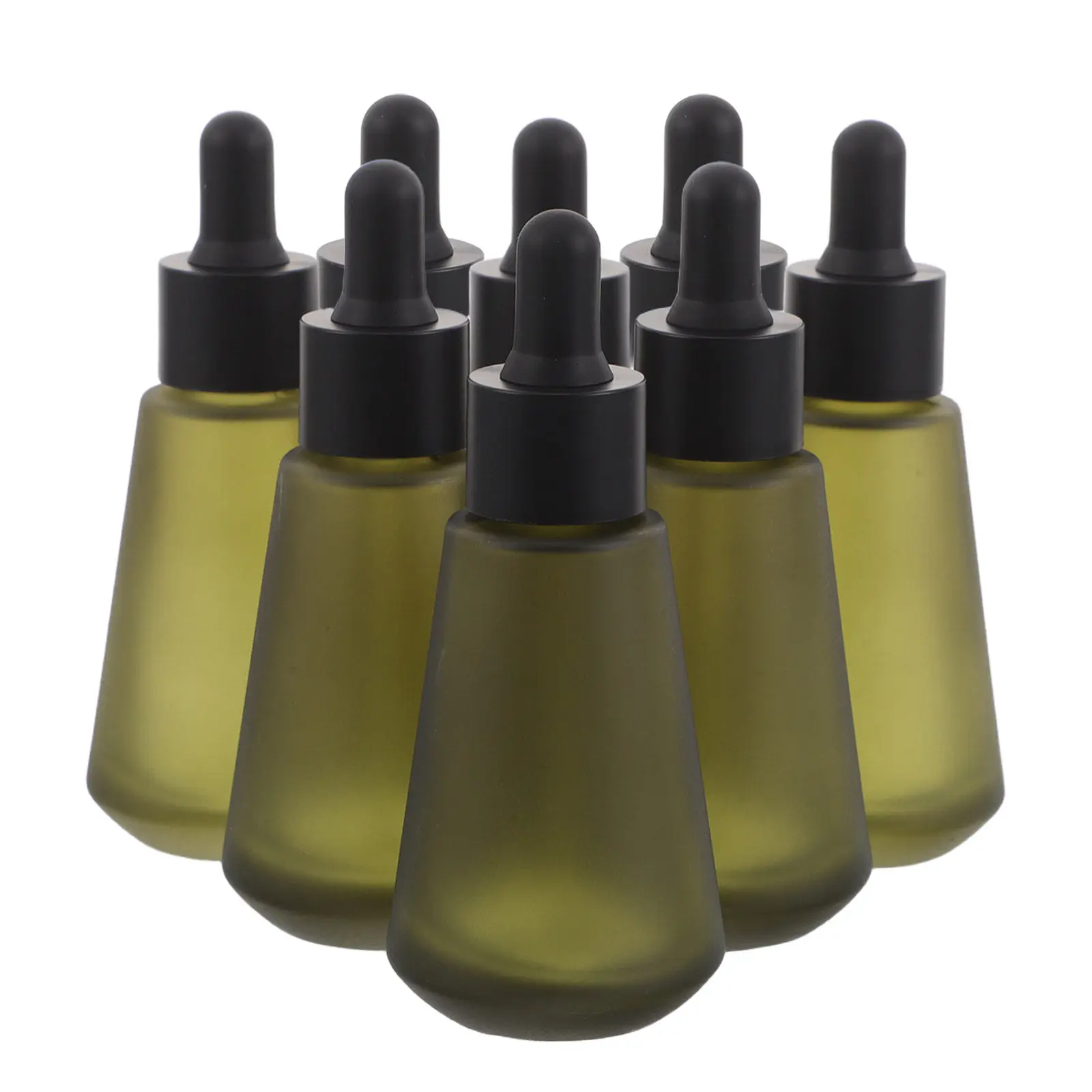 8-flacons-compte-gouttes-pour-huiles-essentielles-en-verre-conique-vert-reutilisables-etanches-ideaux-pour-les-voyages-et-l'aromatherapie-diy