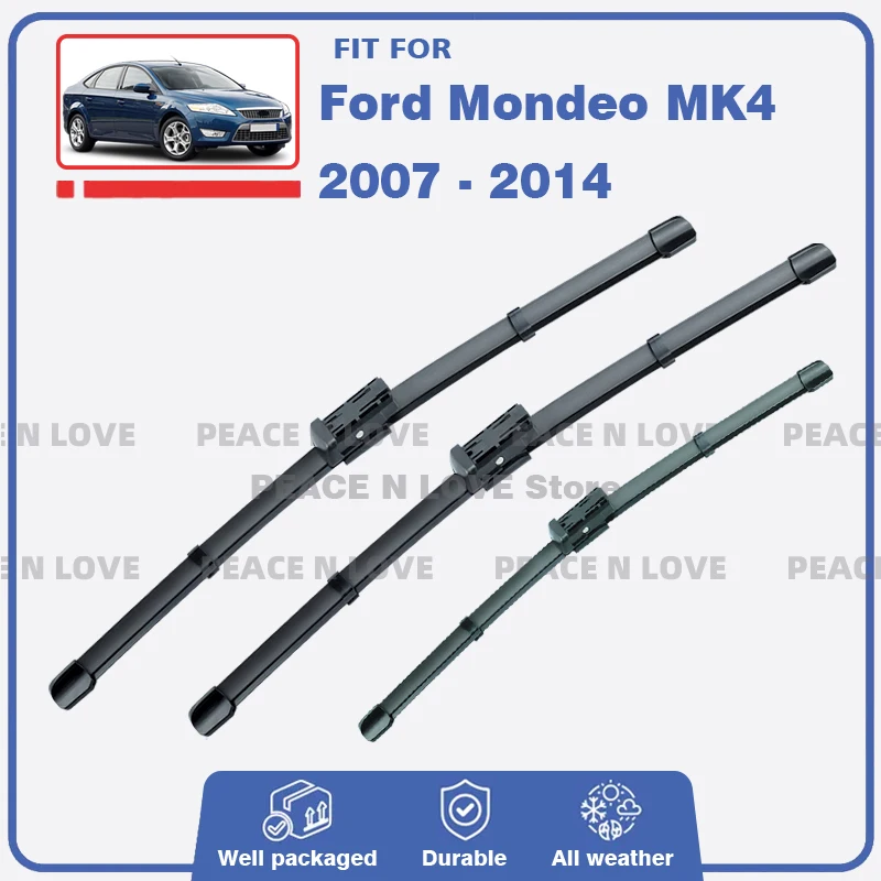 

Передние и задние щетки стеклоочистителя для Ford Mondeo MK4 Liftback 2007-2014 не для лобового стекла Wagon, автомобильные аксессуары 2008 2011