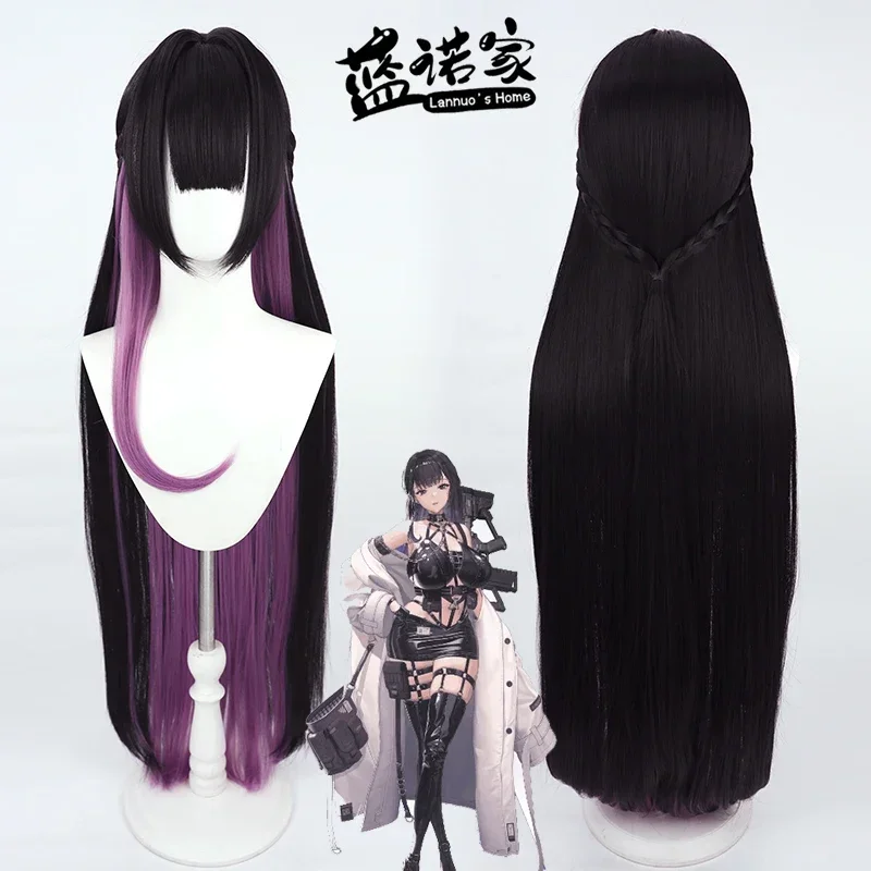 

NIKKE Goddess of Victory Mihara Cosplay Wig Earrings Long Straight Women Hair Heat Resistant Synthetic Hair