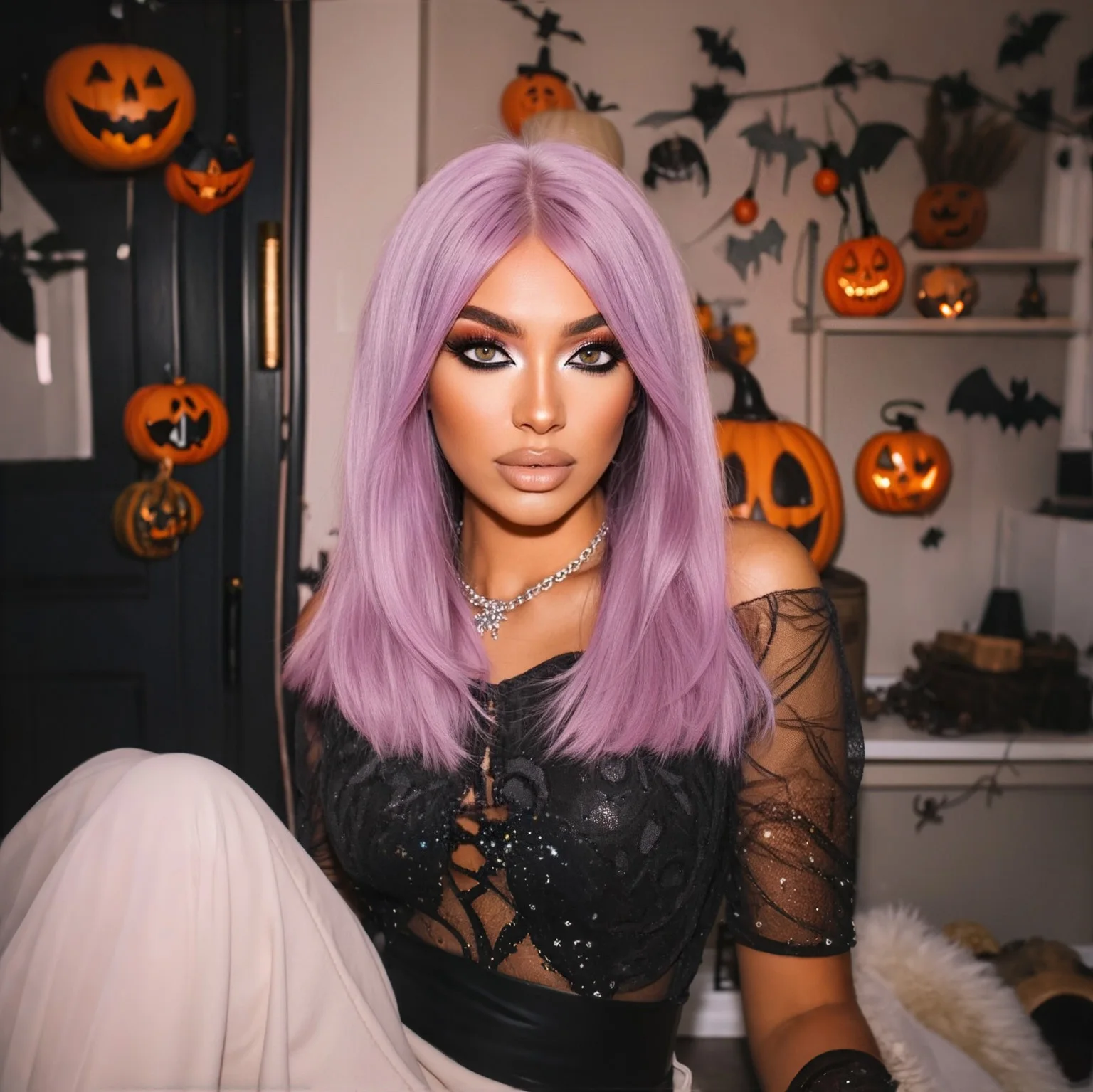 peruca-sintetica-curta-rosa-roxa-para-mulheres-cabelo-liso-com-divisao-central-resistente-ao-calor-peruca-para-halloween-cosplay-e-festas-diarias