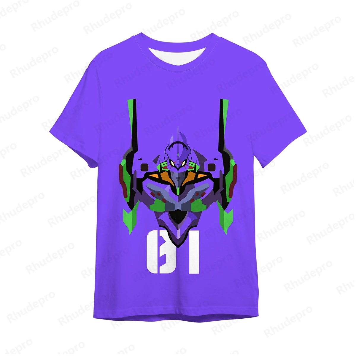 Camiseta Neon Genesis Evangelion masculina, tops infantis, roupas de hip hop, camisas novas da moda, streetwear, manga curta, Y2k