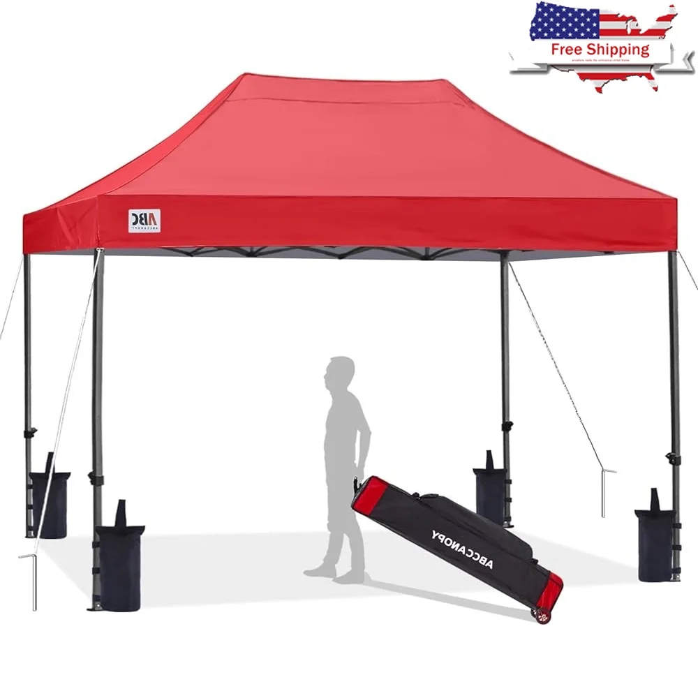 

Коммерческая палатка с навесом 10x15, сверхмощная всплывающая водонепроницаемая защита от ультрафиолета, уличная вечеринка, фестиваль, пляжная вечеринка с кольями для мешков с песком