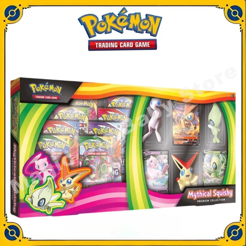 Oryginalna oryginalna karta Pokemon Trading PTCG wersja amerykańska angielski sen Victini Celebi platynowe pudełko na karty P pudełko