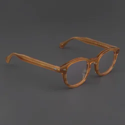 Men's Spectacle Frame Johnny Depp Lemtosh Style Glasses Transparent Lens Brand designer Computer Male Round Vintage Eyeglasses