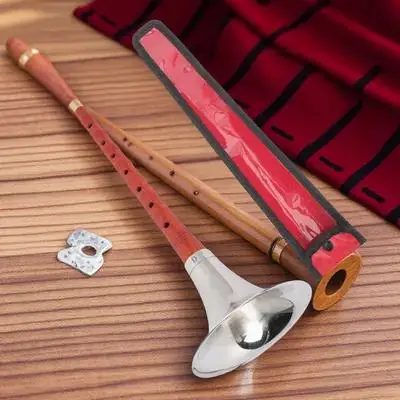 

1Set Beginners Suona Wooden D Key Wind Instrument Professional Durable Portable Chinese Music Instrument
