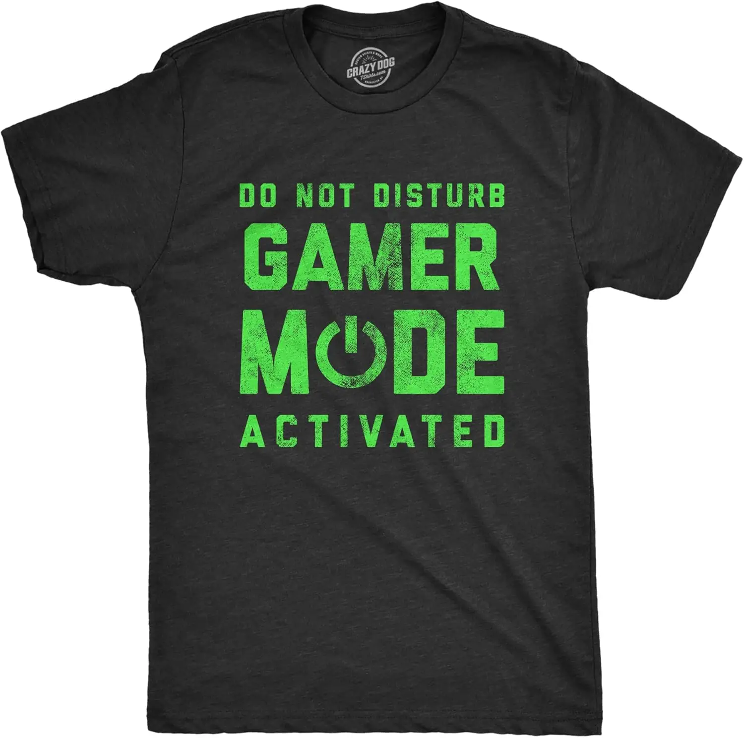 Mens Do Not Disturb Gamer Mode Activated T Shirt Funny Video Game Lover Tee for Guys
