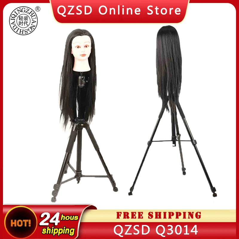 

Wig Stand Tripod Adjustable Hairdresser Training Head Stand Hair Salon School Tripod For Wig Display Styling Salon Home Q3014