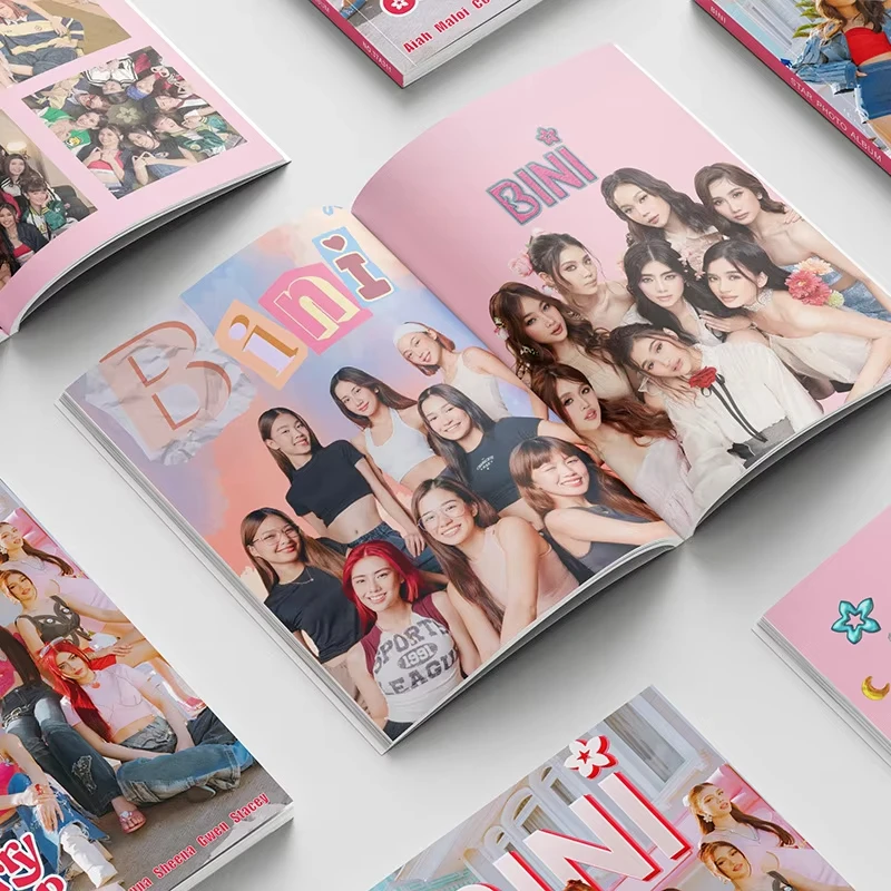 BINI Idol Girl Group Neue Serie Fotokollektion HD-gedruckte Posterkollektion Aiah Colet Maloi Jhoanna Sheena Stacey Fans Geschenke