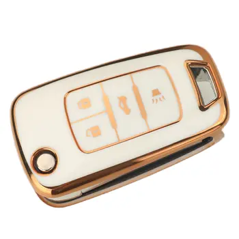 Jingyuqin 2/3/4/5 BTN רך TPU מפתח כיסוי עבור ביואיק/אופל עבור שברולט קרוז אפיקה לובה קמארו אימפלה אוואו מאליבו סייל אורלנדו 6 best sales מפתח מקרה שברולט - №3