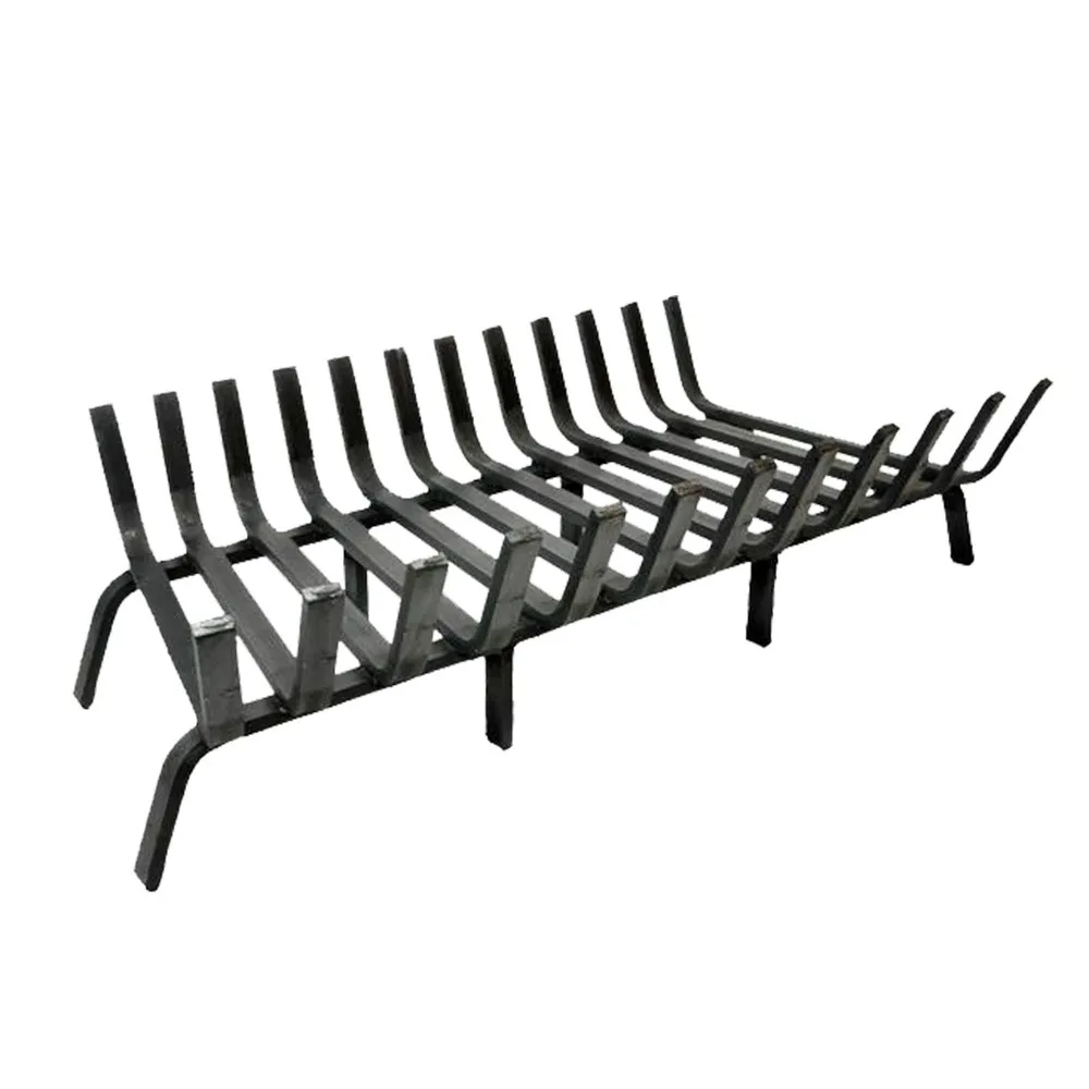 Lifetime 36 Inch Heavy Duty Steel Fireplace Grate Black
