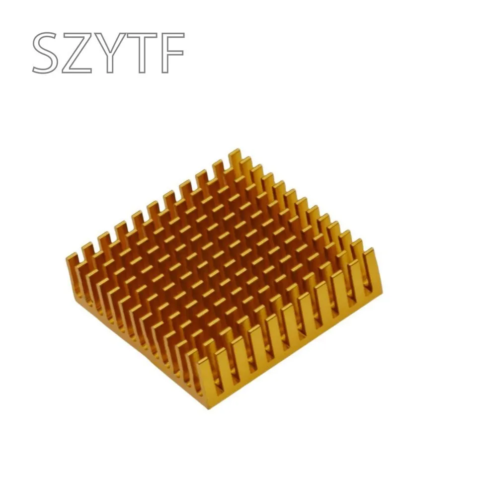 Heatsink Radiator Cooler Radiator Aluminum 40x40x11MM Gold Slot High Performance Heat Sink For MK7 MK8 3D Printers