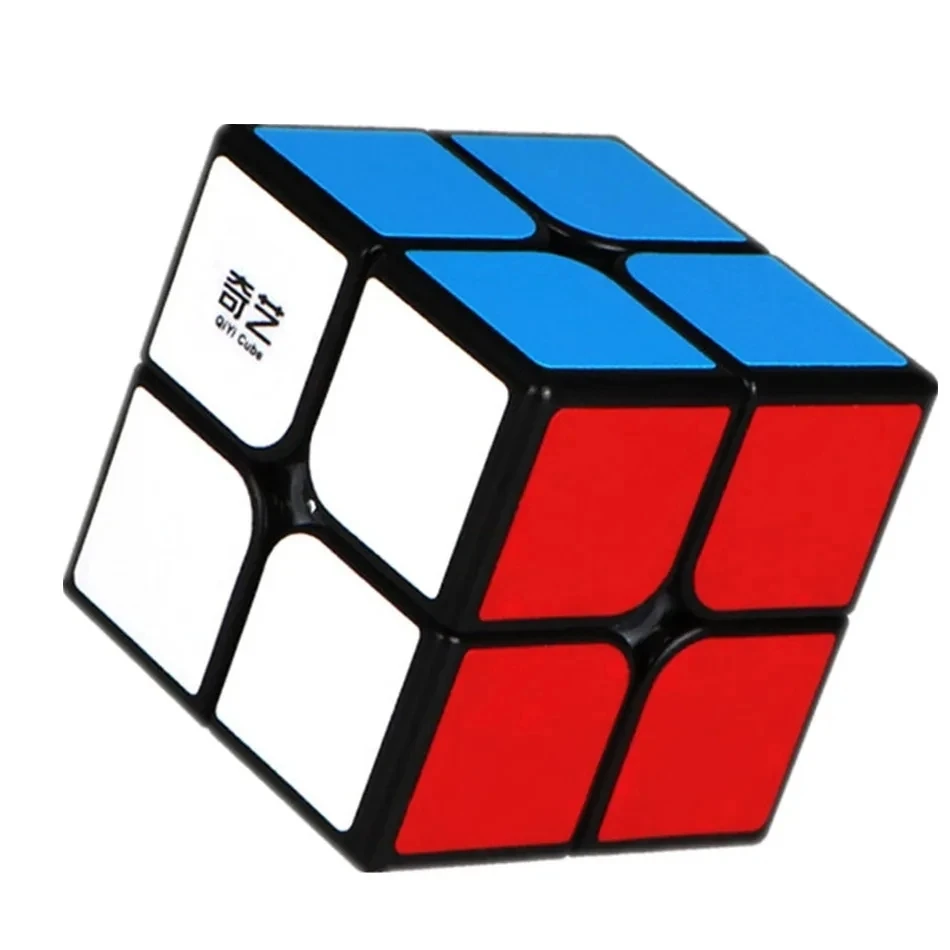 

Qiyi Qidi 2x2 Black Sticker Version Magic Cube Black Stickers Magic Cube Education Learnning Cubo Magico Toys For Children Kids