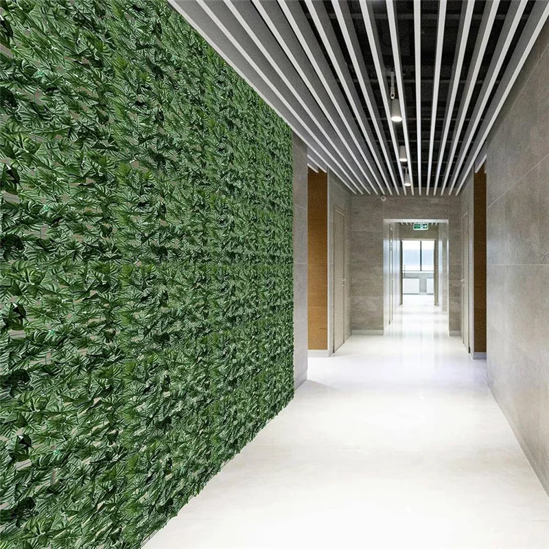 

Simulated Fence Net Green Plant Decoration Artificial Leaves Indoor And Outdoor Garden Balcony Decoration