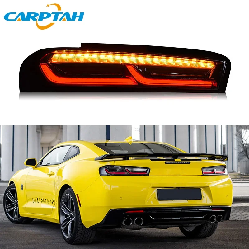 Car LED 12V Taillight For Chevrolet Camaro 2016 2017 2018 Rear Running Lamp Brake Reverse Turn Signal Waterproof Car Accessories