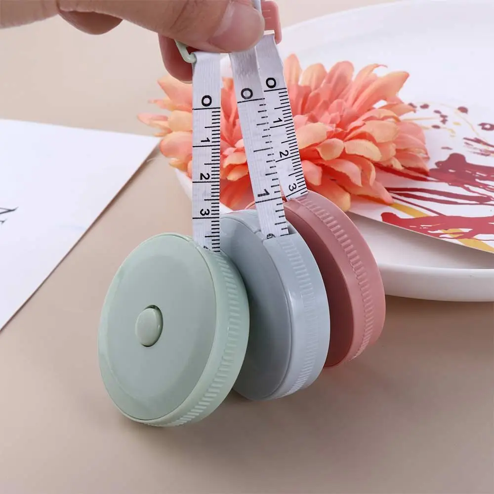 Retractable Soft Ruler Student Height Centimeter Kids Office Tool Retractable Rulers Measures Measuring Ruler Roll Tapes