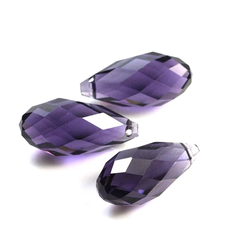 Crystal Teardrop Faceted Charms Glass Bead 20pcs 10x20mm beads Loose Beads for Jewelry Making Earring Wholesale Lots Bulk