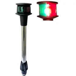 ANHEART Luz de navegación para barcos marinos Rojo Verde Bicolor 12
