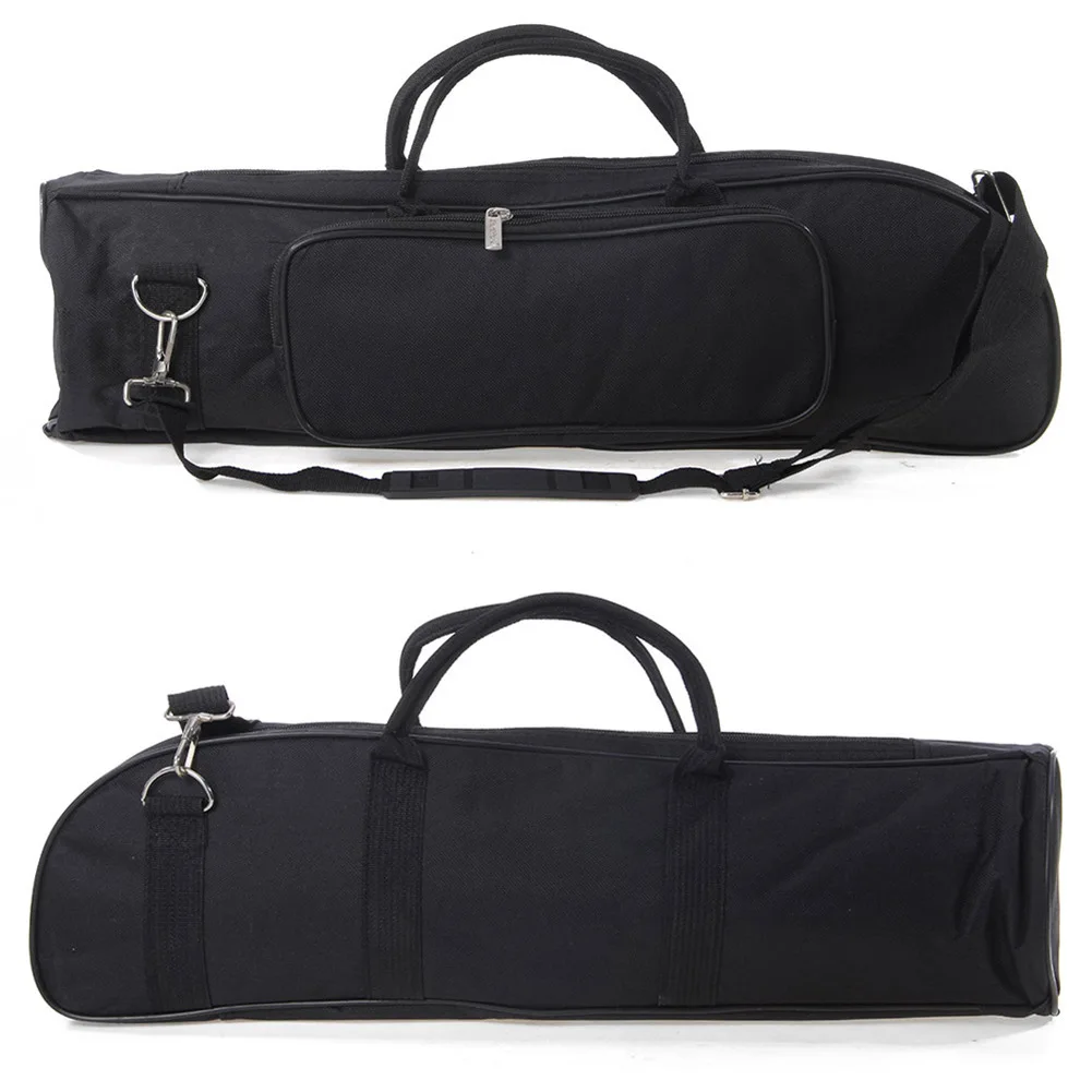 Waterproof Trumpet Bag Double Zippers Storage Case Portable Handle Bags with Soft Cotton Brass Musical Instrument Accessories