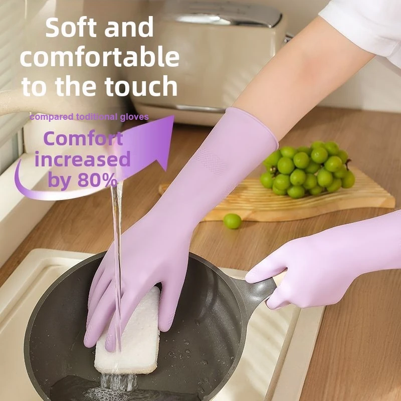 Latex Dish Washing Gloves,with - Commercial Kitchen Gloves recension och pris