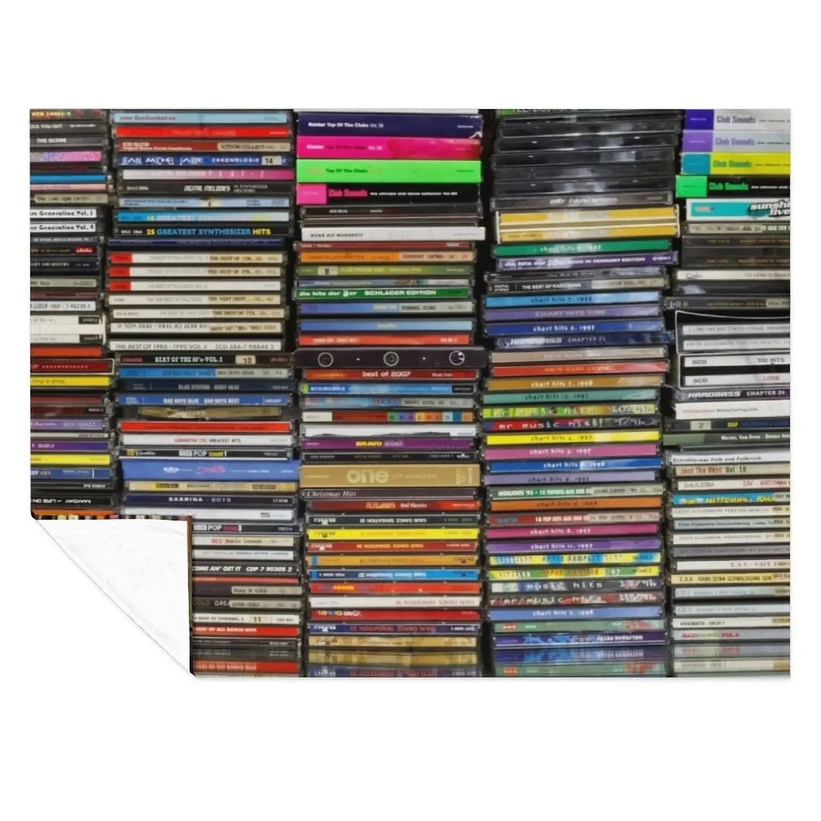 

Stacks of CDs Throw Blanket Nap Thermal Summer manga Blankets