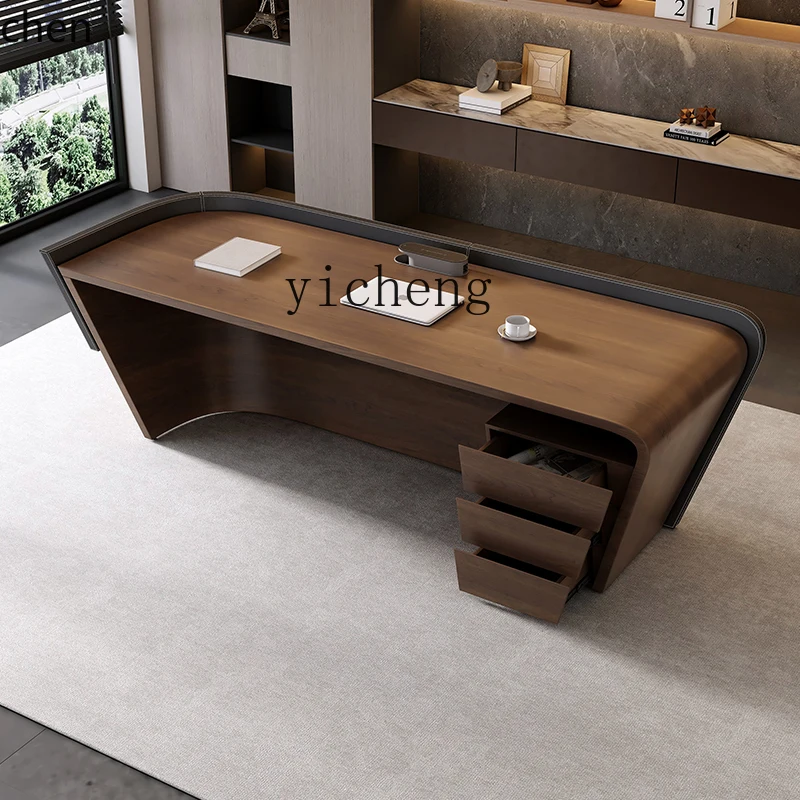 HXL boss table simple modern home single writing office high-end leadership desk