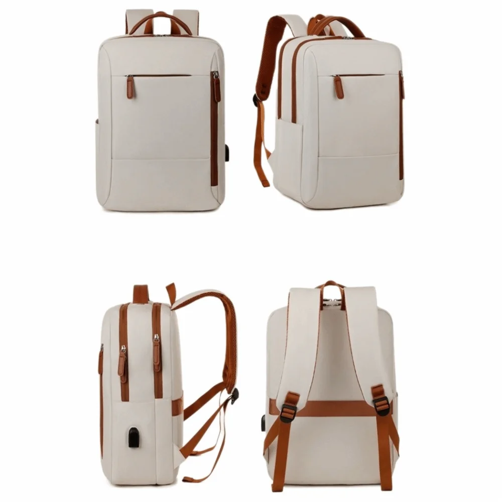 

Oxford Laptop Backpack Wear-resistant Multi-layer Student School Bag Large Capacity With Luggage Belt Business Backpack Travel