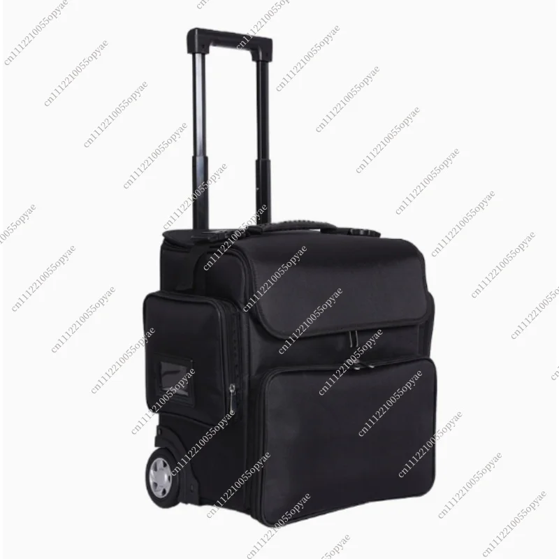 

Hairdressing Carry On Case for Traveling Makeup Artists Professional Wheeled Case Large Capacity Multi Layer