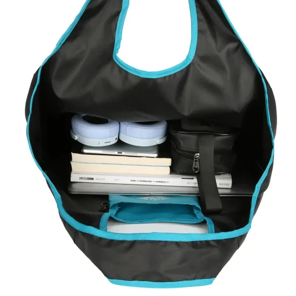 1 قطعة حقيبة كتف محمولة قابلة للطي 4 ألوان 41*16*46 سنتيمتر الرياضة في الهواء الطلق حقيبة يد للسفر ذات سعة كبيرة التخييم التنزه حقيبة سفر #4