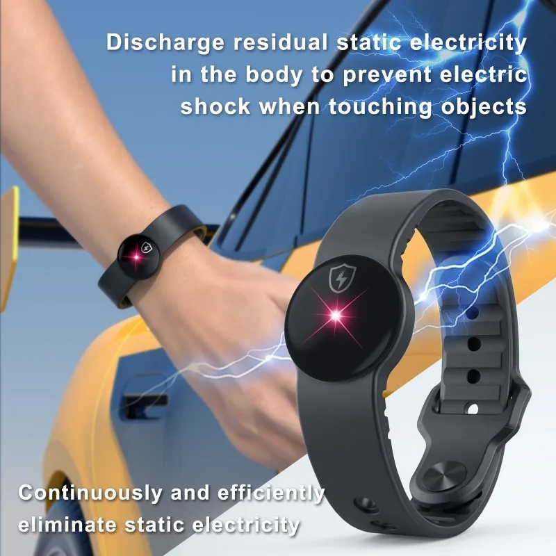 Winter Anti-static Bracelets Wireless Adjustable Silicone Static Eliminator Portable Remove Body Static Bracelet Adult Universal