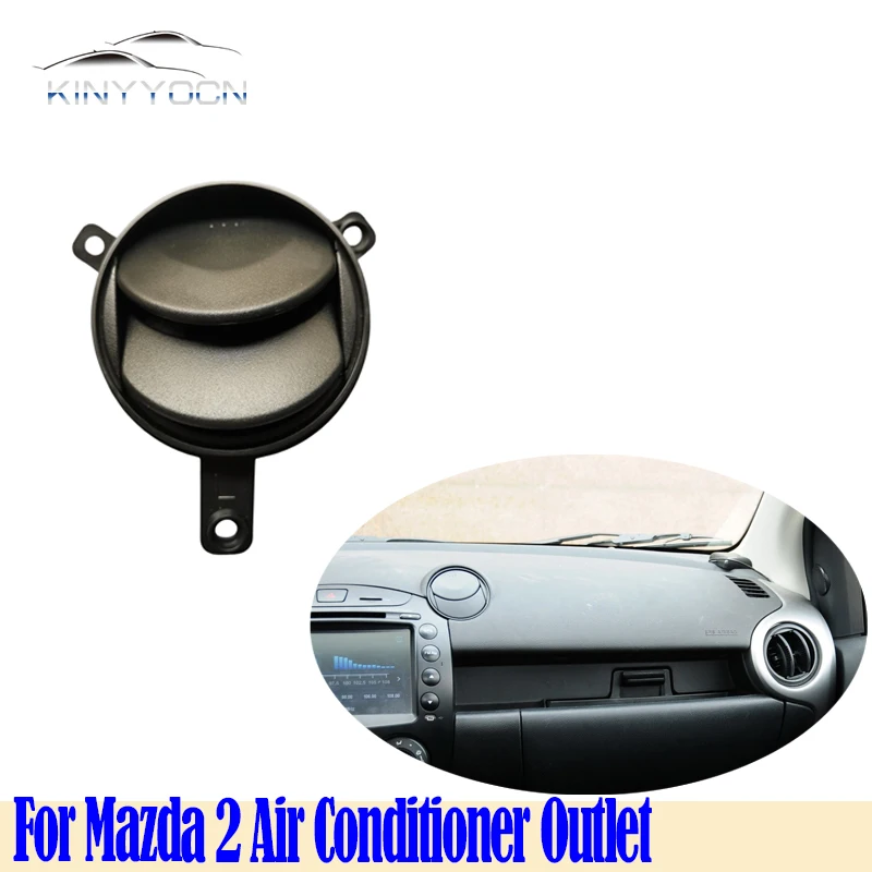 

For Mazda 2 Air Conditioner Outlet Front Panel Grille AC Air outlet Adjustment Knob Center Console Dashboard