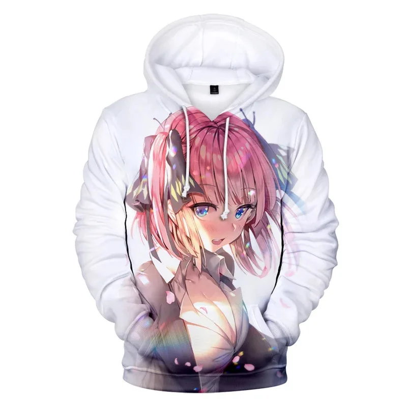 2025 yiyi3D Nakano Miku Pakaian Anak Laki-Laki Perempuan Kawaii Manga Hoodies Anak-anak Sweatshirts The Quintessential Quintuplets Hoodie Pria Wanita