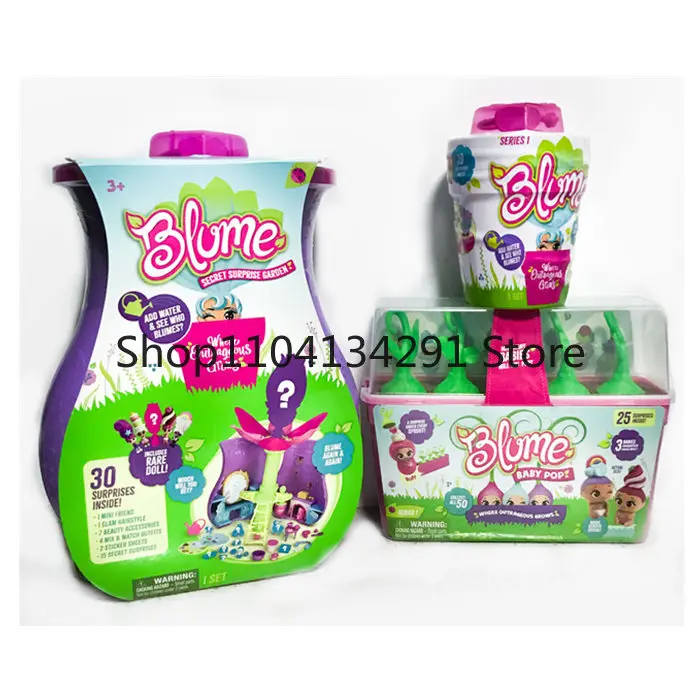 

Original Blume Doll Watering Growth Hair Doll Pet Flower Petal Children's Bracelet Secret Figurine Model Birthday Gift