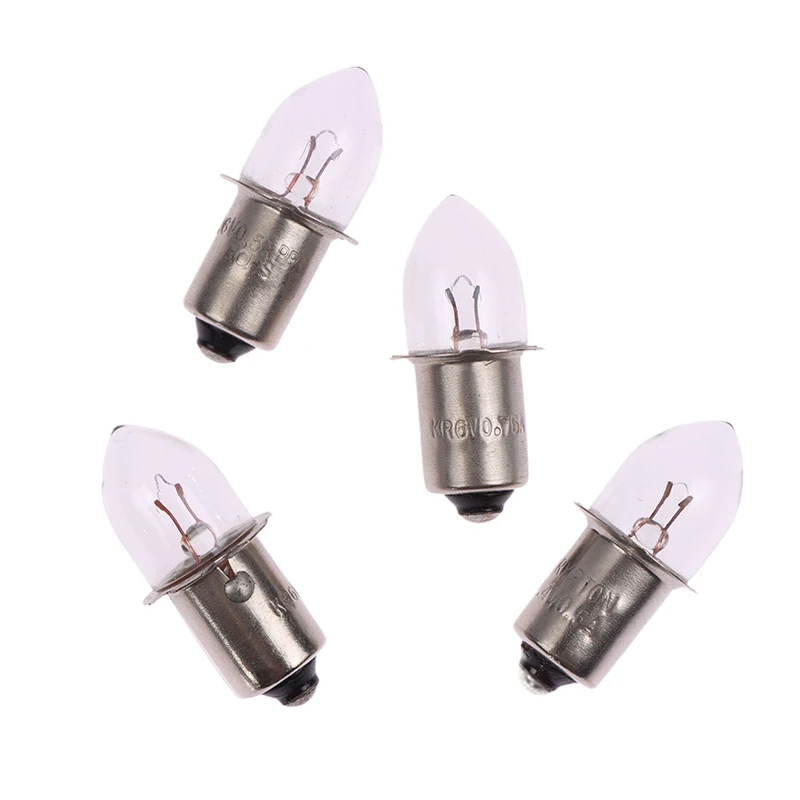 P13.5S Base Bulbs Old Style Flashlight Replacement Bulbs led Torches Work Lamp 2.4V 3.6V 4.8V 6V 7.2V 0.4A 0.5A 0.75A