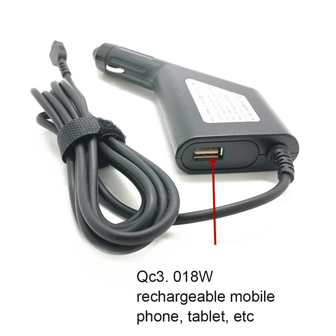 T07C-65W USB typu C Uniwersalna ładowarka samochodowa do laptopa Dc Zasilacz do Lenovo Hp Asus 5V 12V Quick Charge 3.0