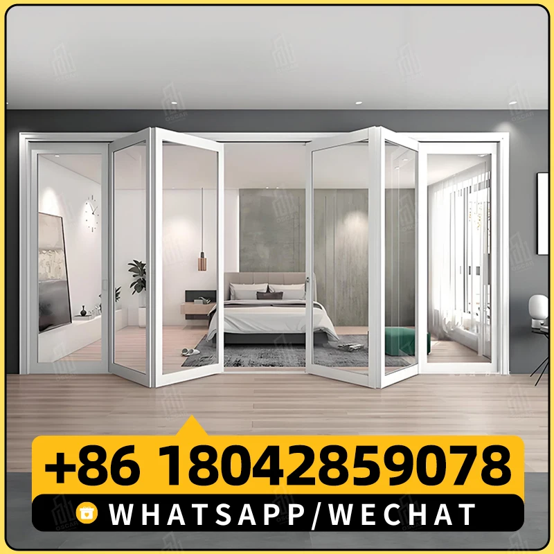 Hot Sell Energy Efficiency Custom Hurricane Impact Double Layered Tempered Glass Thermal Break Aluminum Lift Sliding Room Doors