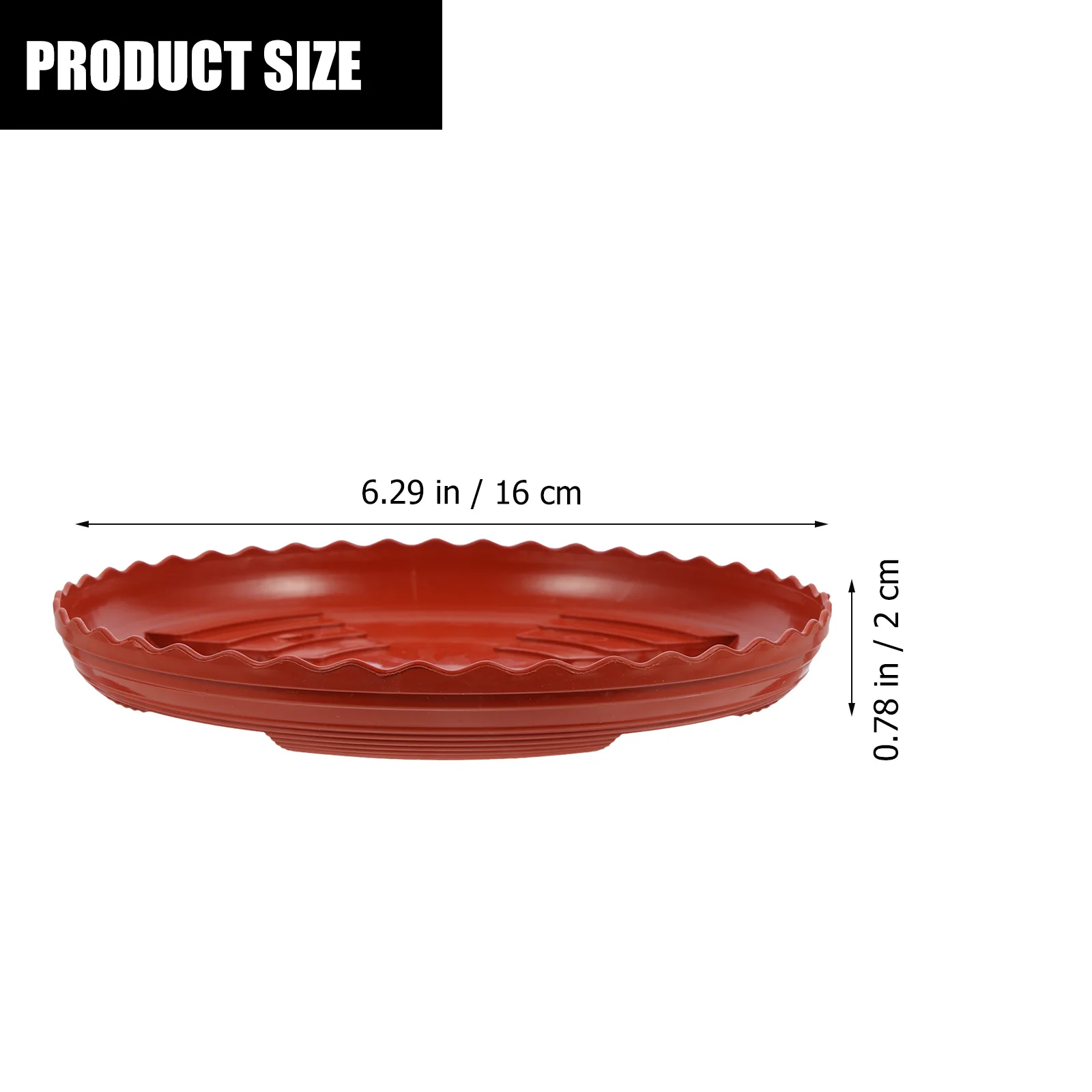 

20pcs Plant Saucer Flower Pot Trays Plastic Water Drainage Tray For Indoor Outdoor Potted Plants Durable Humidity Trays Planter