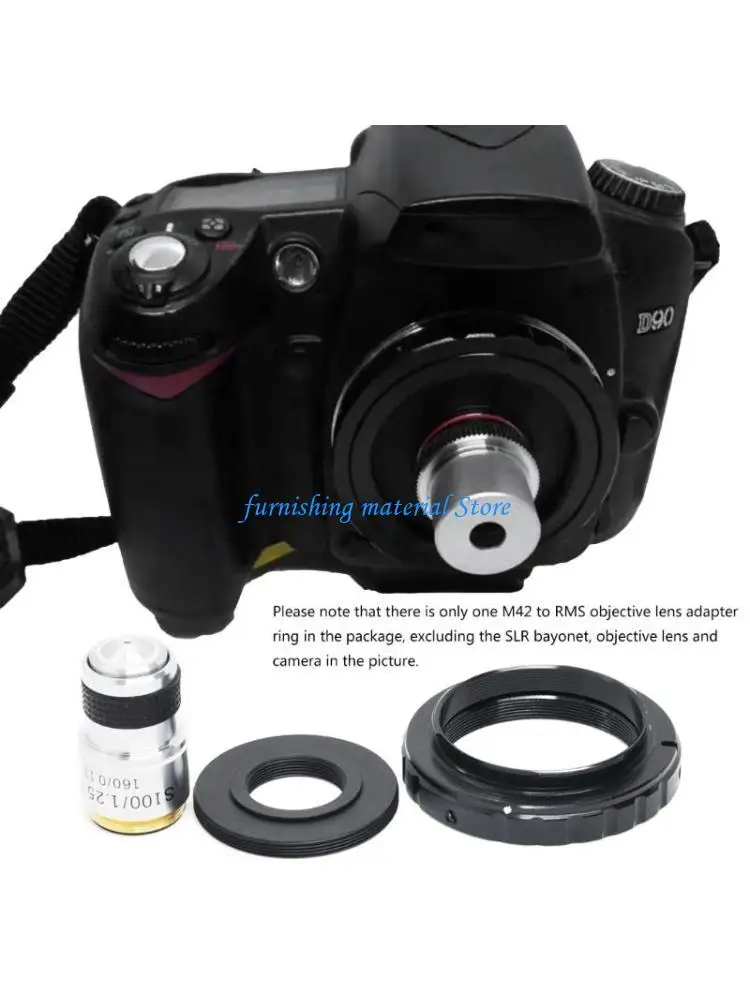 

Y5GD Lens Mount Adapter Objective Lens RMS to M42 Screw Thread Adapter