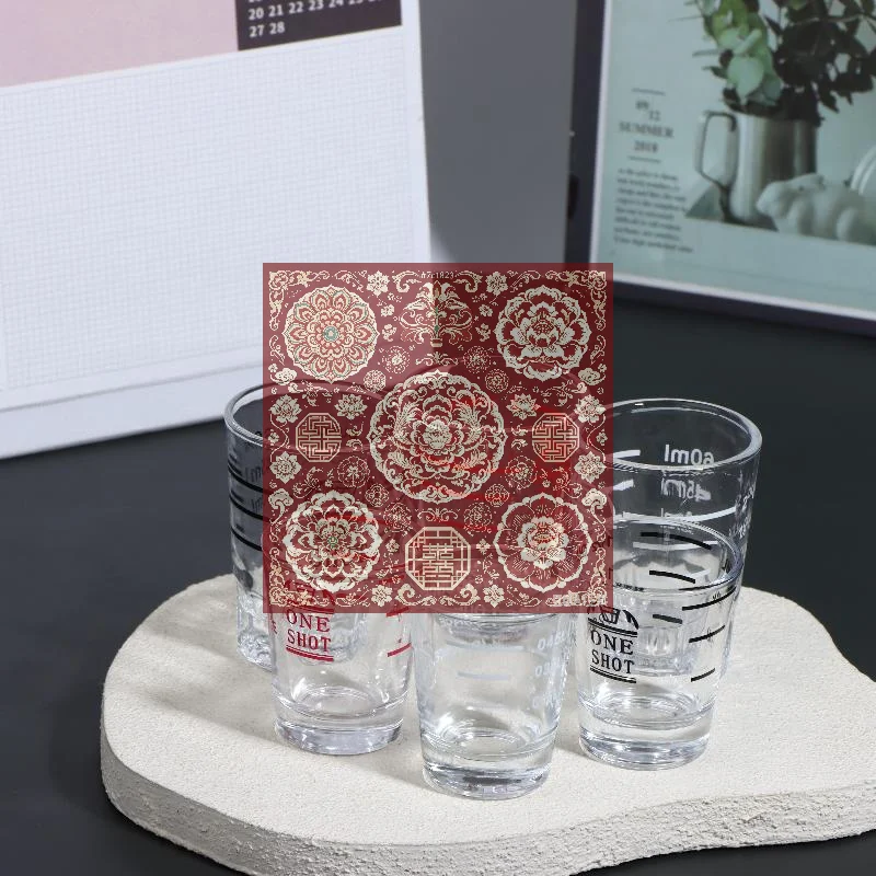 45/60ml Thickened Glass Measuring Cups With Measurement Marks Perfect For Coffee Brewing Cocktail Mixing Home Bar Appliances