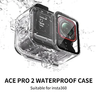 Funda protectora impermeable para buceo subacuático, carcasa de buceo de 45M para Insta360 Ace Pro 2/Pro, accesorios para cámaras deportivas